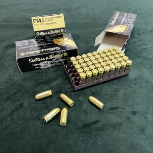 Amunicja Sellier & Bellot  9mm Browning  , 380 Auto, FMJ,